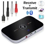 Transmetteur récepteur Audio Bluetooth 5.0 RCA, prise AUX 3.5mm, Dongle USB, adaptateur de musique stéréo sans fil pour kit de voiture, PC, TV, casque