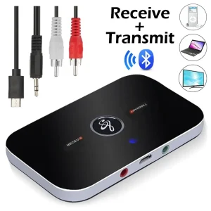 Transmetteur récepteur Audio Bluetooth 5.0 RCA, prise AUX 3.5mm, Dongle USB, adaptateur de musique stéréo sans fil pour kit de voiture, PC, TV, casque