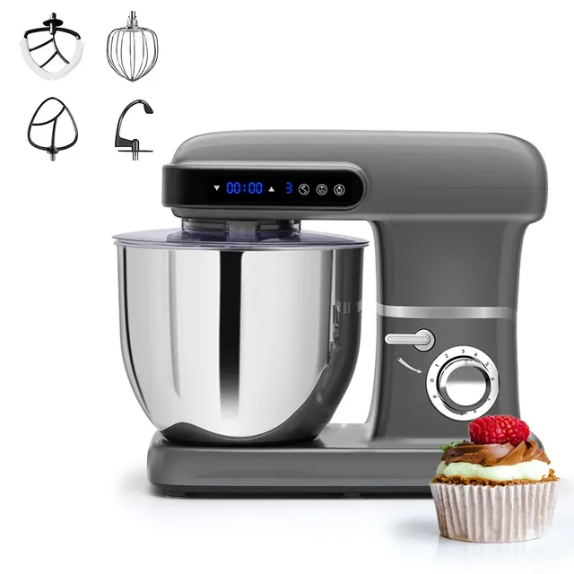 Robot pâtissier socle inox 10L moteur 2200W puissant… – vue 4