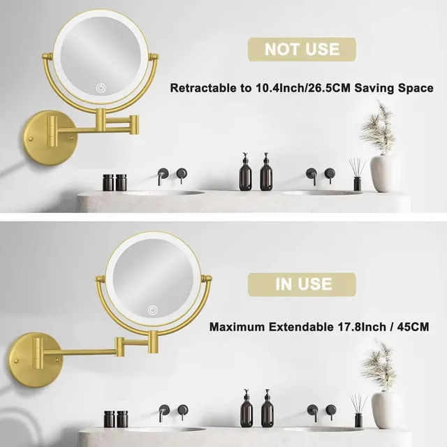Miroir de salle de bain tactile – vue 2
