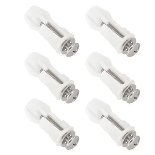 Chevilles expansion plastique blanc vis inox charnières siège toilette…