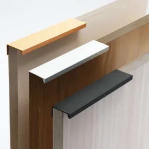 Armoire tire boutons de tiroir noir argent Orange or poignées cachées en acier inoxydable cuisine placard meubles matériel