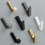 Accessoires de salle de bain crochets muraux porte-manteau mural crochets muraux pour suspendre des vêtements crochet pour sacs cintres dorés pour serviettes de cuisine