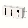 Organisateur couverts acrylique trois compartiments… – vue 2