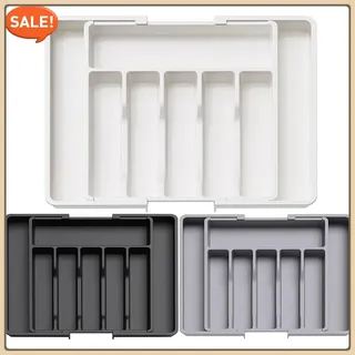 Organisateur couverts tiroir réglable extensible plastique robuste…