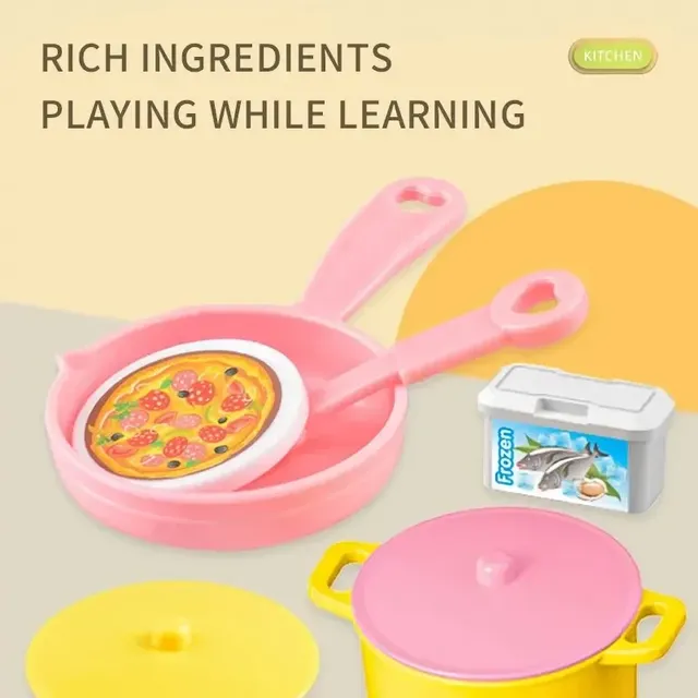 Mini ensemble de jeu de comptoir de cuisine pour enfants – vue 5