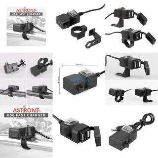 Chargeur USB guidon moto scooter bateau voiture double port étanche…