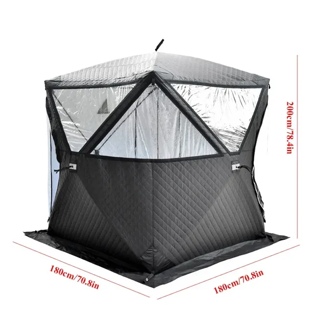 Sauna extérieur portable avec grande fenêtre et bouche… – vue 3