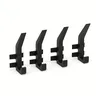 Crochet mural minimaliste métal noir mat inclinable… – vue 5