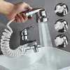 Extension de robinet de lavabo de salle de bains, pomme de douche externe, adaptateur de robinet de cuisine, ensemble de séparation, dérivation d’eau pour Salon de beauté et toilettes Extension de robinet de lavabo de salle de bains, pomme de douche externe, adaptateur de robinet de cuisine, ensemble de séparation, dérivation d’eau pour Salon de beauté et toilettes