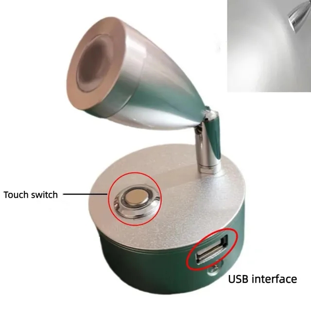 Lampe murale LED intelligente tactile – vue 5