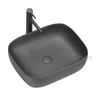 Vasque poser ovale céramique mate gris anthracite effilé… – vue 3