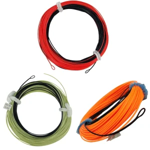 Aventik 100FT pointe coulante ligne flottante ligne de pêche à la mouche 3-6 IPS WF4-8F/FS avec boucle soudée avec noyau tressé Aventik 100FT pointe coulante ligne flottante ligne de pêche à la mouche 3-6 IPS WF4-8F/FS avec boucle soudée avec noyau tressé