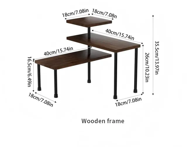 Support de rangement de cuisine – vue 2