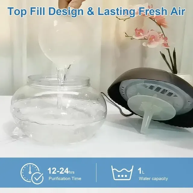 Purificateur air ultrasonique humidification 1000ml… – vue 4