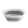 Ensemble bassines pliables voyage portables plastique… – vue 5