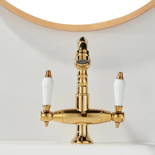 Robinets de lavabo robinets de salle de bains en laiton… – vue 5