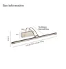 Applique murale avant de miroir moderne pour affichage… – vue 3