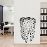 Autocollants muraux en Pvc pour dents de dessin animé – vue 3