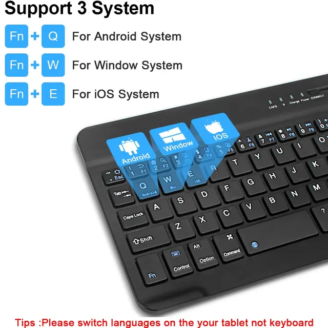 Mini clavier sans fil Bluetooth pour ordinateur portable – vue 5