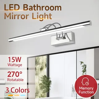 LED miroir lumière salle de bain applique étanche chambre décoration 3…
