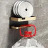 Porte-rouleau de papier toilette en aluminium – vue 2