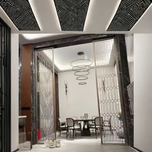 Cloison en métal découpée CNC multifonctionnelle avec des techniques de courbe, panneau solide en aluminium moderne, épaisseur de 3mm à 8mm
