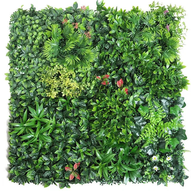 Panneau mural de plantes artificielles 3D 50x50CM – vue 2