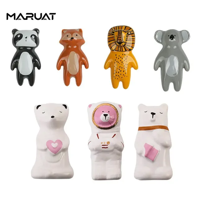 Poignée en céramique enfants poignées monotrou poignée… – vue 2