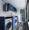 Meuble buanderie moderne rangement encastrable double… – vue 5