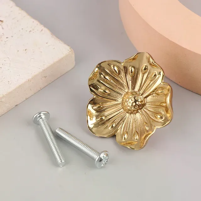 1PC bouton armoires fleur de prunier meubles poignées… – vue 3