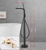 Tuqiu-Ensemble de douche de baignoire noire – vue 6