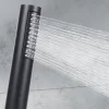 Pommeau de douche fin chromé ABS, nouvelle forme, accessoire de salle de bains, pomme de douche ronde à main, 1 pièce