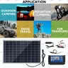 400W 12V Kit Panneau Solaire Complet Polycristallin USB… – vue 4