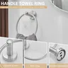 Ensemble de matériel de salle de bain Accessoires Acier… – vue 4