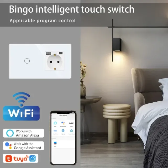 Commutateurs intelligents WiFi et prise murale… – vue 3