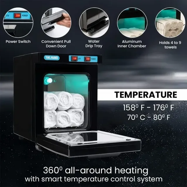 Chauffe-serviettes chaud 5L 2 en 1 – vue 4