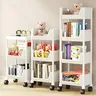 Chariot bibliothèque cuisine rangement fente armoire de… – vue 4