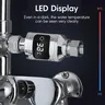 Thermomètre de douche d'eau à affichage LED électrique – vue 3