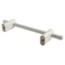 Porte serviettes chauffant 30cm acier carbone ABS blanc… – vue 4