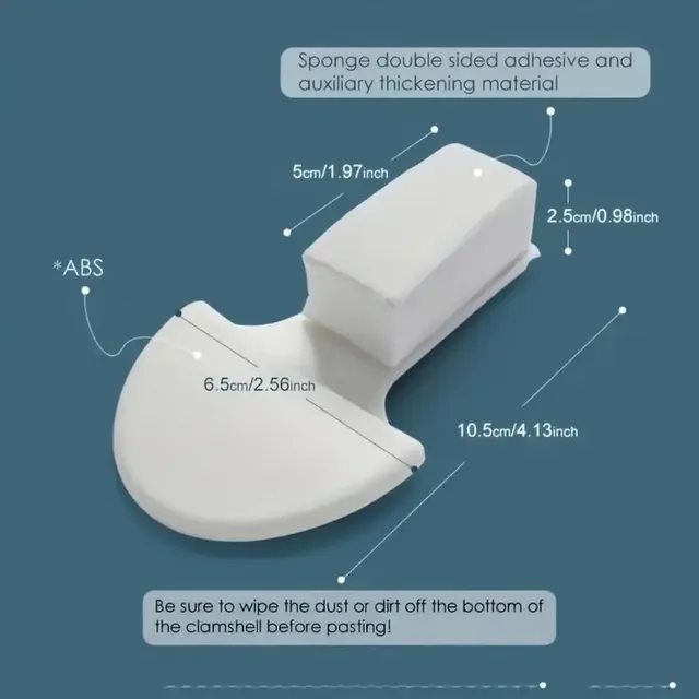 Poignée de levage de siège de toilette en plastique – vue 6