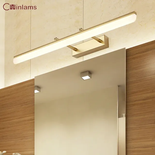LED Simple moderne étanche Anti-buée rétractable miroir…
