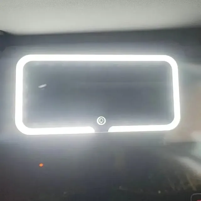 Miroir de vanité de pare-soleil de voiture de LED avec 3… – vue 6