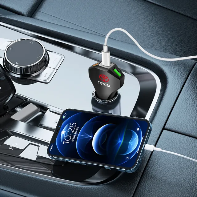 Chargeur de voiture allume-cigare USB Type C chargeur de… – vue 6