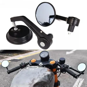 Rétroviseurs Latéraux Ronds Universels, Extrémité de Barre, pour Moto, Hurbike, Scdoms, 7/8 Pouces Rétroviseurs Latéraux Ronds Universels, Extrémité de Barre, pour Moto, Hurbike, Scdoms, 7/8 Pouces