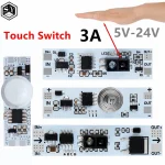 Module capacitif de commutateur tactile 5V-24V 3A, lampes de contrôle de gradation LED, composants actifs, balayage à courte Distance, capteur manuel Touc