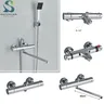 Robinet thermostatique chromé pour salle de…