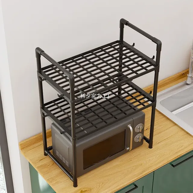 Support rangement cuisine microondes double couche… – vue 3