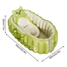 Baignoire gonflable bébé nourrisson vert anis motif ours… – vue 6