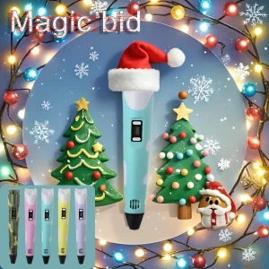 CamSolomon-Stylo d’impression 3D avec écran LCD, peinture tridimensionnelle bricolage, jouets amusants pour enfants, filament PLA compatible, cadeau CamSolomon-Stylo d’impression 3D avec écran LCD, peinture tridimensionnelle bricolage, jouets amusants pour enfants, filament PLA compatible, cadeau